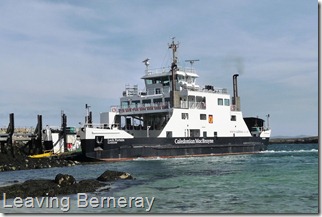 Leaving Berneray