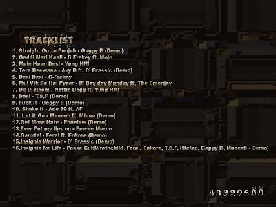 Insignia mixtape{first indian hip hop/rap mixtape ever} 01.%20Tracklist%20%28Back%29 Insignia mixtape{first indian hip hop/rap mixtape ever} music mp3 downloads