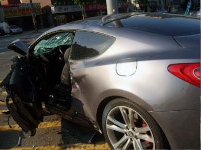 Авария Hyundai Genesis Coupe