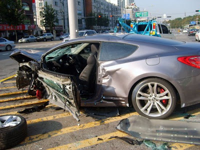 Авария Hyundai Genesis Coupe