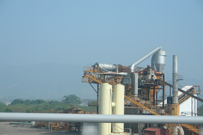 Central Taiwan is a mix of agricultural and industrial scenes.