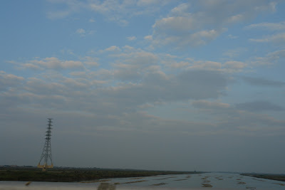 On Route 17, looking east on a bridge to Cigu Township.