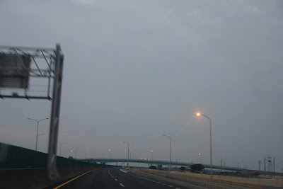 Route 61 is considered an express way, so there are over-passes now and then.
