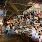 Handicraft vendor inside Ben Thanh market - Ho Chi Minh City