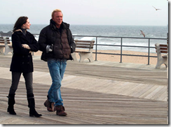Mickey Rourke and Evan Rachel Wood in The Wrestler.