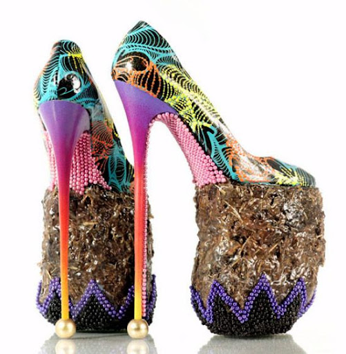 High Heels Made From Elephant Dung! Fashion CraZ