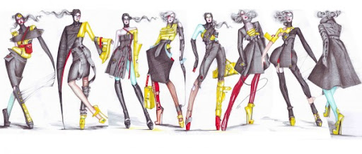 elena tinis 3 600x256 FASHION ILLUSTRATIONS BY ELENA SOFIA