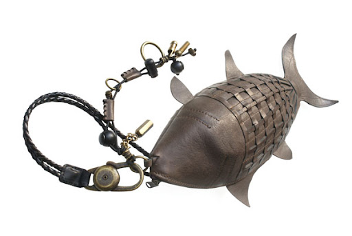 lisa farmer holy mackerel Hand Crafted Bags