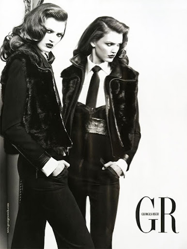 georges rech fall winter ad campaign 2009 2010 01 Ad Campaigns   Fashion Houses Opted For B&W
