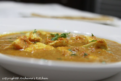 Quick Paneer In gravy