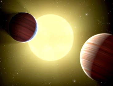 planetas ao redor da estrela