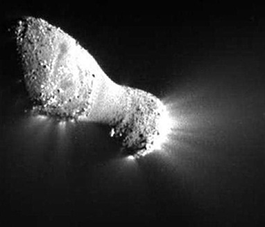 imagem do cometa Hartley 2 obtida pela missão EPOXI