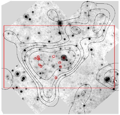 [proto-aglomerado de galáxias visto pelo telescópio Spitzer[4].jpg]