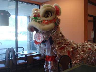 Lion Dance at China Wok