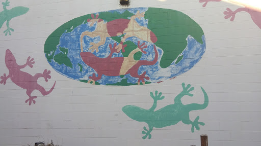 Lizards Of The World Mural