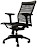Solace chair at a rakish angle.: Angle: Perspective Low, Finish: Powdercoat Black, Product: S1159A, Solace, Websitetitle=