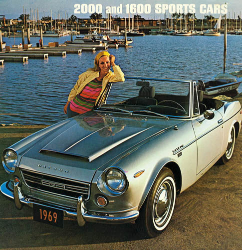 c12 Girls & Cars in European Vintage Ads
