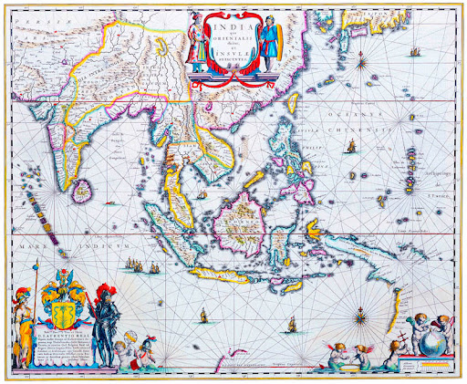 Map Of Southeast Asia And The South Pacific. map of South East Asia
