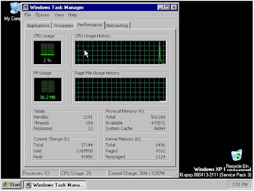 Windows Xp -for Old Pc    !only 100mb