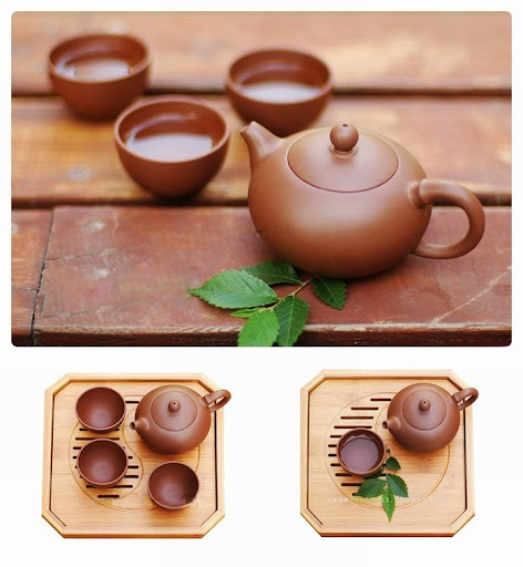 Your tea set are the perfect brewing vessel for oolong and black teas