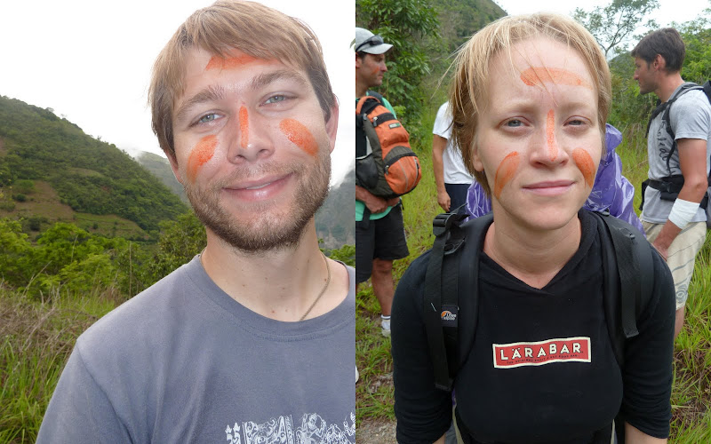 Painted Up On Our Machu Picchu Tour