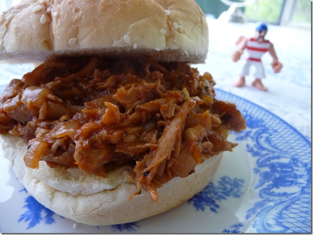 BBQ chicken sammies