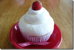 Strawberry Balsamic Cupcake