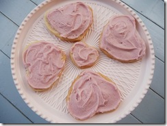 Shortbread with
buttercream Shortbread with buttercream