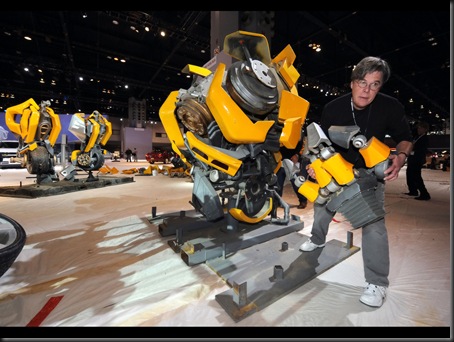 Mold Maker James Rothrock Assembles Autobot Bumblebee