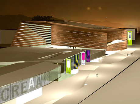 CREAA , proyecto del centro de creacion de las artes de Alcorcon en el parque de los castillos CREAA , proyecto del centro de creacion de las artes de Alcorcon en el parque de los castillos