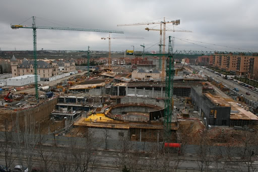 CREAA , obras de construccion del centro de creacion de las artes de Alcorcon 1 CREAA , obras de construccion del centro de creacion de las artes de Alcorcon 1