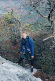 Harp at top of Cave Route, Table Rock.