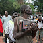 Recording the Gospel message.