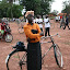 Many came on bicycles