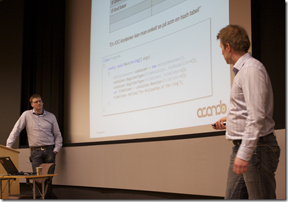 Pål talking about IoC Containers