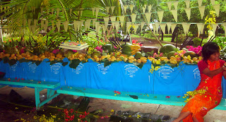 Day 4 - Cake and Fruits Table Feast prepared by Blue Team