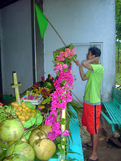 Day 4 - Cake and Fruits Table Feast prepared by Green Team