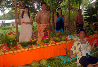 Day 4 - Cake and Fruits Table Feast prepared by Orange Team