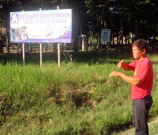 Day 4 - Ptr. Isagani leads the tour to Aborlan School for the Deaf in Aborlan, Palaan