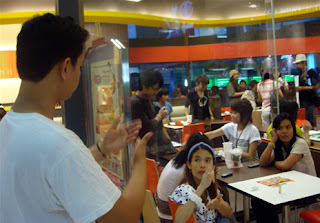 Day 6 - Chanced meeting with local Thai Deaf congregating at McDonald's around Victory Monument