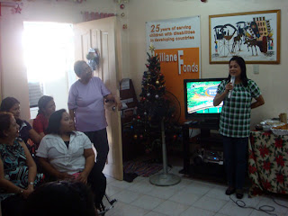Liliane National Correspondent Tess Dela Cruz welcomes all the mediators and representatives of partner organizations.