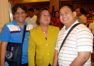 Sir Jojo, Human Rights Commissioner Leila De Lima and Sir Ervin