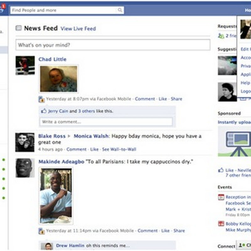 The New Facebook Design