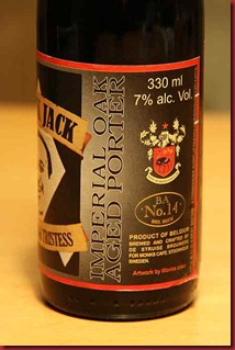 De Struise Black Jack label De Struise Black Jack label