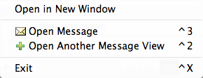 Mac RCP File Menu