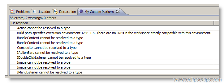 Custom Markers View
