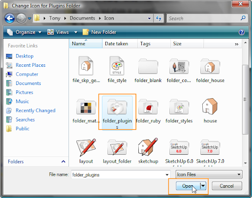 เทคนิคการปรับเปลี่ยนไอคอนของโฟลเดอร์ Icon