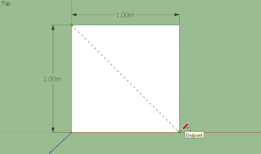 มหัศจรรย์รูปสี่เหลี่ยมกับ SketchUp Sq-01