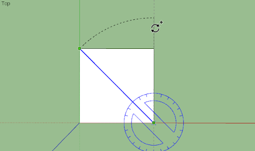 มหัศจรรย์รูปสี่เหลี่ยมกับ SketchUp Sq-11