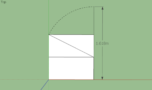 มหัศจรรย์รูปสี่เหลี่ยมกับ SketchUp Sq-20